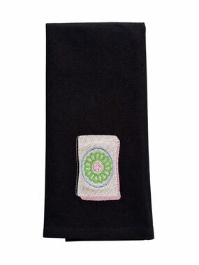 Mahjong Kitchen Towel - One Dot -Embroidered - Personalized